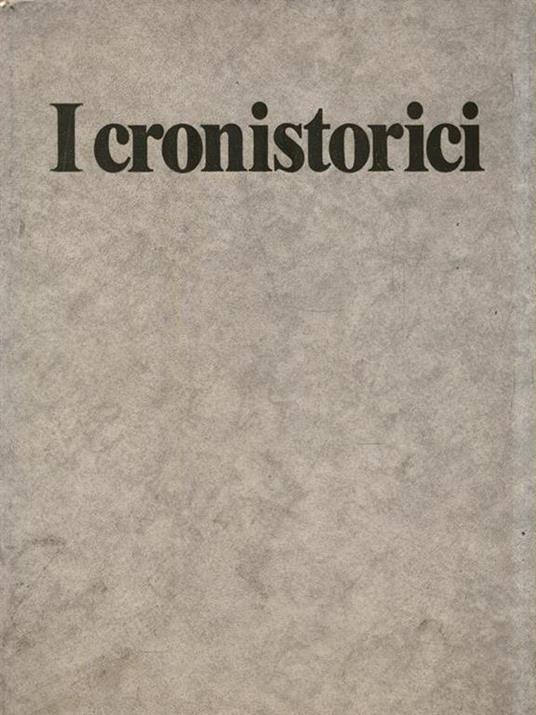 I cronistorici - Edizione 1989 -   - copertina