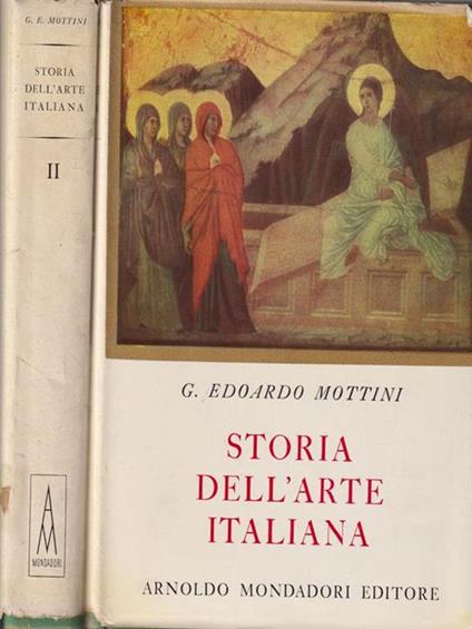 Storia dell'arte italiana 2 voll - Edoardo Mottini - copertina