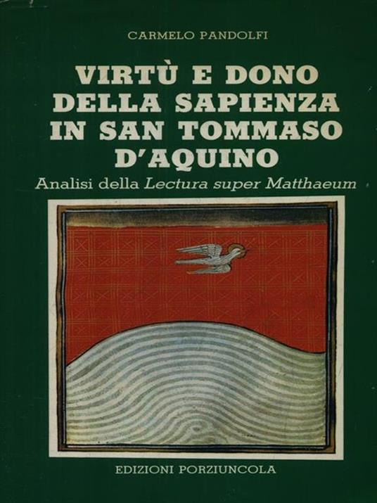Virtù e dono della sapienza in s. Tommaso d'Aquino - Carmelo Pandolfi - copertina
