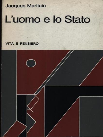 L' uomo e lo Stato - Jacques Maritain - copertina