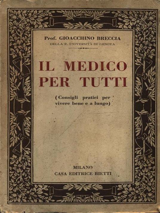 Il medico per tutti - Gioacchino Breccia - copertina