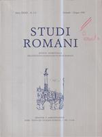 Studi romani. Anno XXXII - N. 1-2 (Gennaio-Giugno 1984)