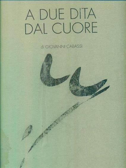 A due dita dal cuore - Giovanni Cabassi - copertina