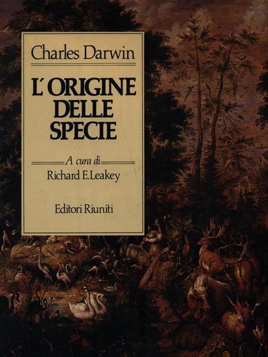 L' origine delle specie - Charles Darwin - copertina