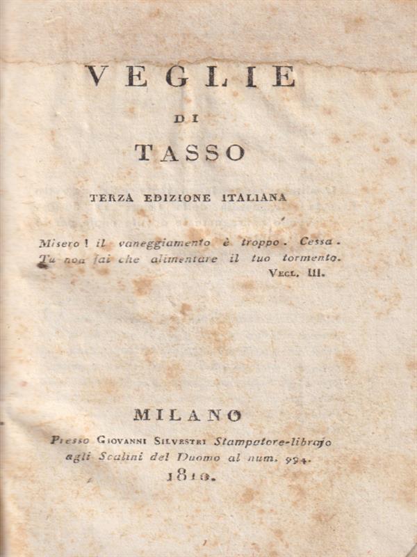 Veglie di Tasso