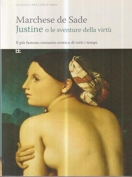 Justine o le sventure della virtù - François de Sade - copertina