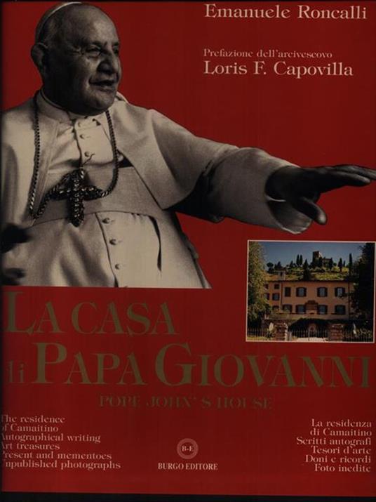 La casa di Papa Giovanni - Emanuele Roncalli - copertina