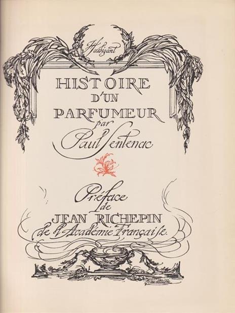 Histoire d'un parfumeur - Paul Sentenac - copertina
