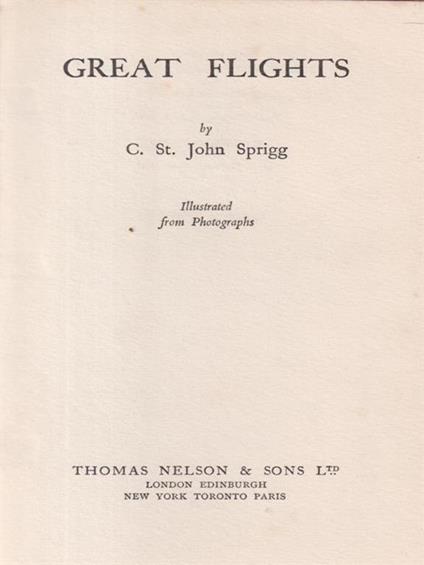 Great Flights - June Sprigg - copertina