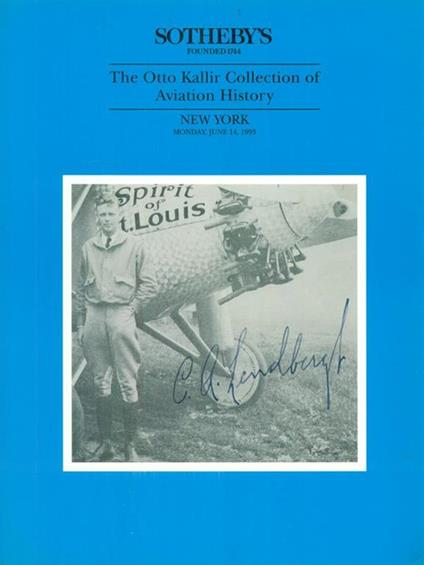 The  otto kallir collection of Aviation History -   - copertina