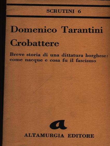 Crobattere - Domenico Tarantini - copertina