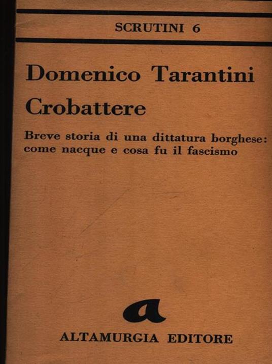Crobattere - Domenico Tarantini - copertina