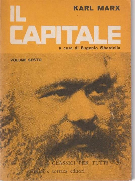 Il capitale. Vol VI - Karl Marx - copertina