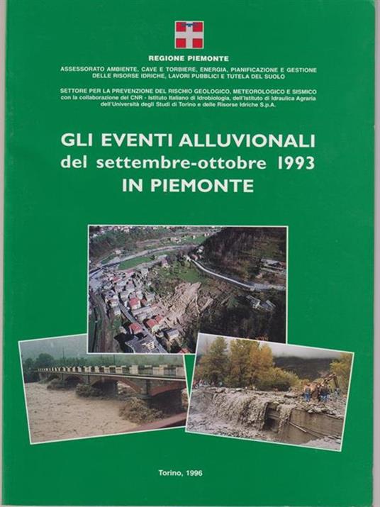 Gli eventi alluvionali del settembre-ottobre 1993 in Piemonte -   - 2