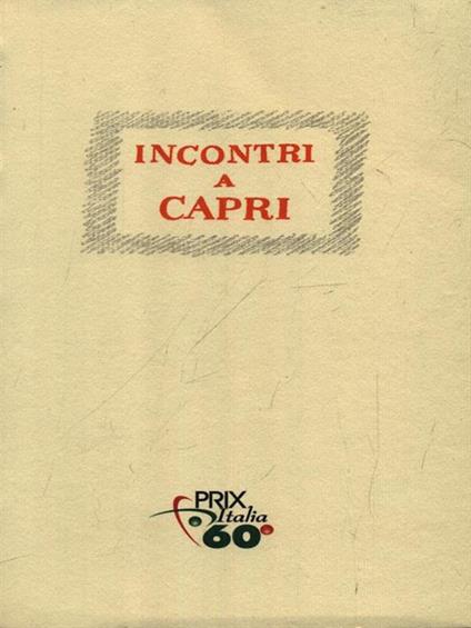 Incontri a Capri - copertina