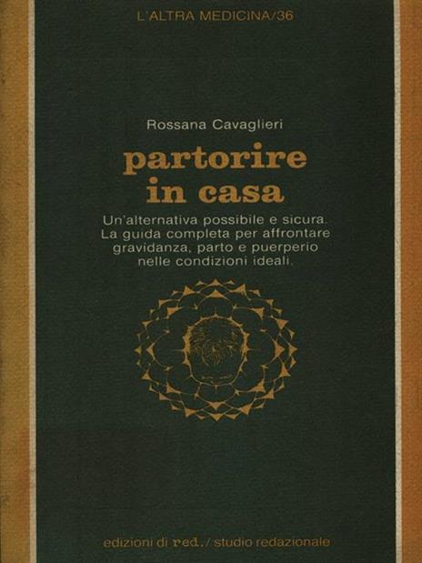 Partorire in casa - Rossana Cavaglieri - copertina