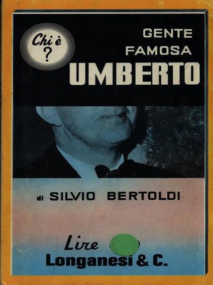 Umberto - Silvio Bertoldi - copertina