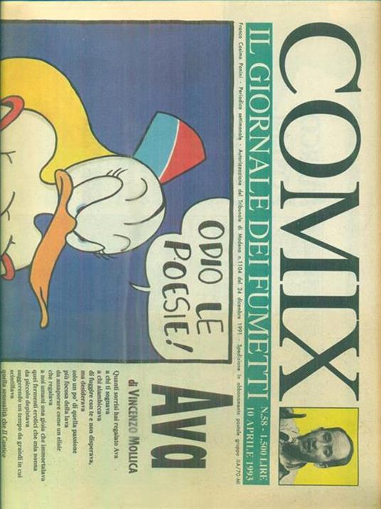 Comix. Il giornale dei fumetti n. 58/10 aprile 1993 -   - copertina