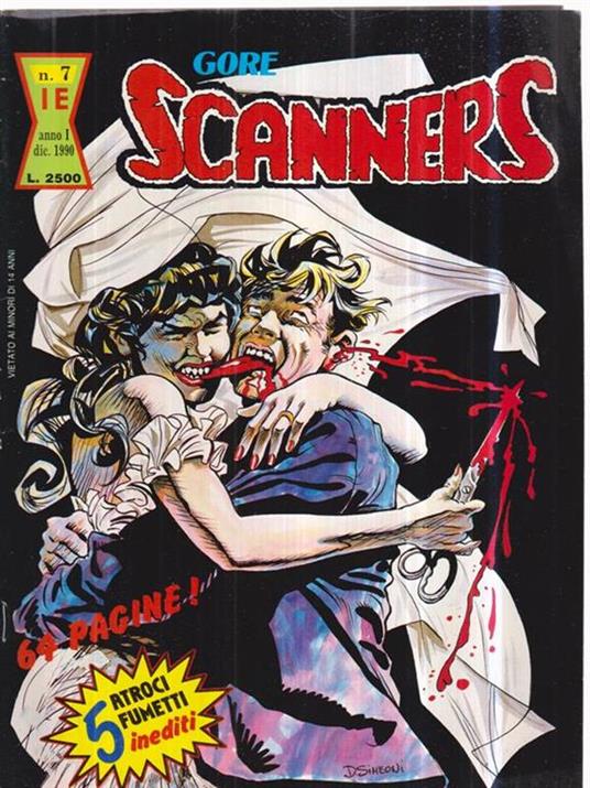 Gore Scanners 7/dicembre 1990 -   - copertina