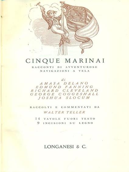 Cinque marinai - Walter Teller - copertina