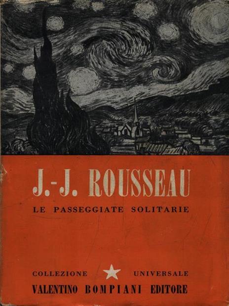 Le passeggiate solitarie - Jean-Jacques Rousseau - copertina