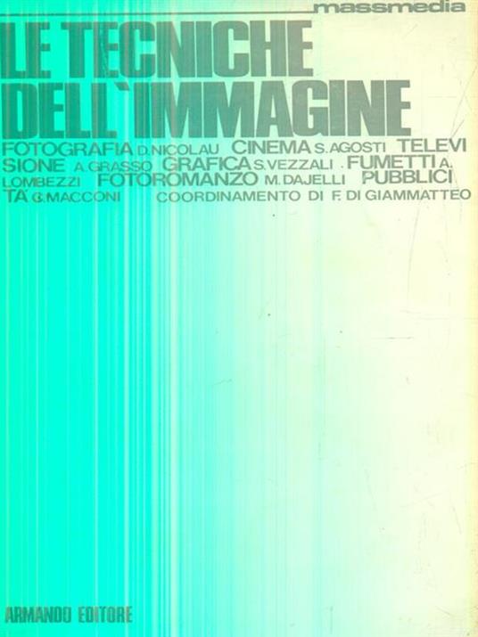 Le tecniche dell'immagine -   - copertina