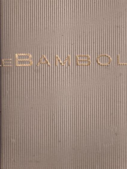 Le bambole - Riccardo Scarpa - copertina