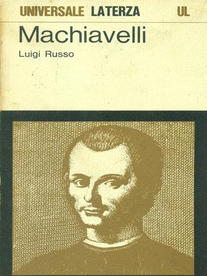 Machiavelli - Luigi Russo - copertina