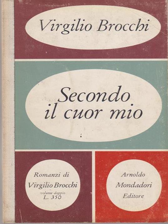 Secondo il cuor mio - Virgilio Brocchi - copertina