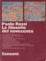 Le filosofie del novecento