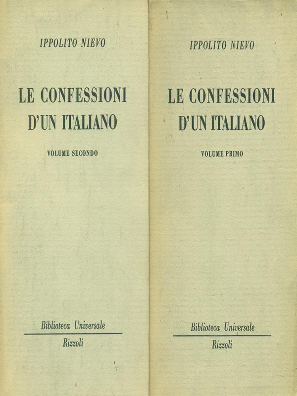 Le  confessioni di un italiano 2 vv