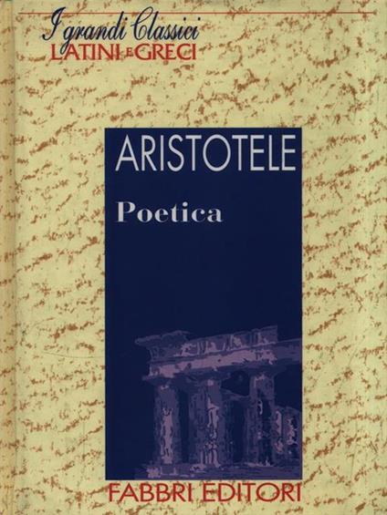 Poetica - Aristotele - copertina