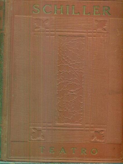 Teatro. Vol III - Friedrich Schiller - copertina