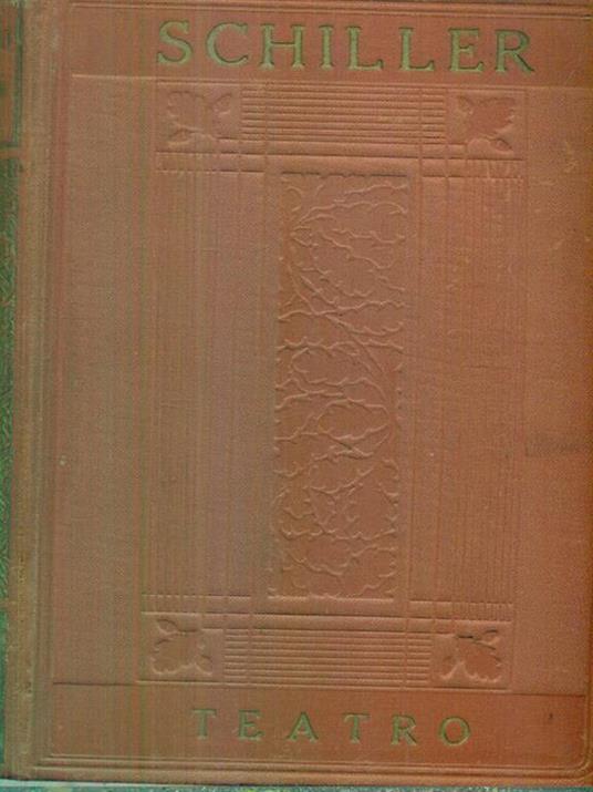 Teatro. Vol III - Friedrich Schiller - copertina
