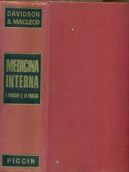 Medicina interna I principi e la pratica - Stefano Davidson - copertina