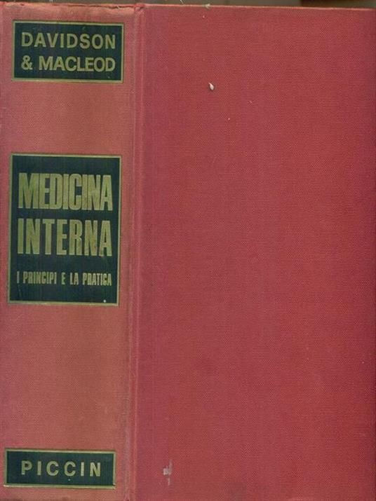 Medicina interna I principi e la pratica - Stefano Davidson - copertina