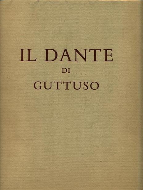 Il Dante di Guttuso - Renato Guttuso - copertina