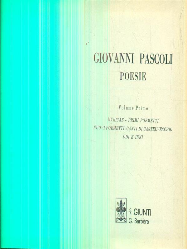 Tutte le poesie. Vol 1