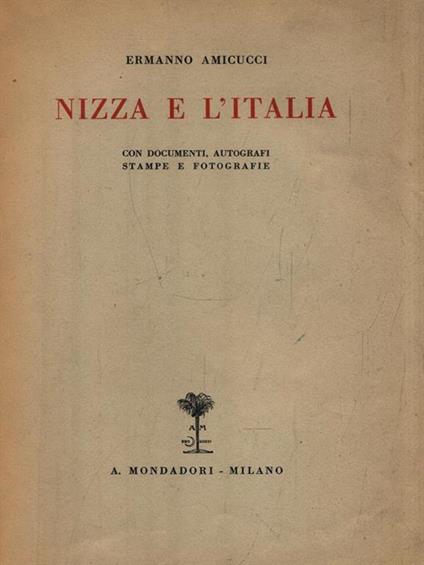 Nizza e l'Italia - Ermanno Amicucci - copertina