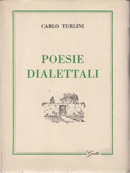 Poesie dialettali - Carlo Turlini - copertina
