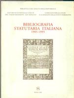 Bibliografia statutaria italiana 1985-1995