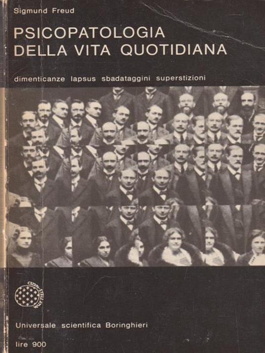 Psicopatologia della vita quotidiana - Sigmund Freud - copertina