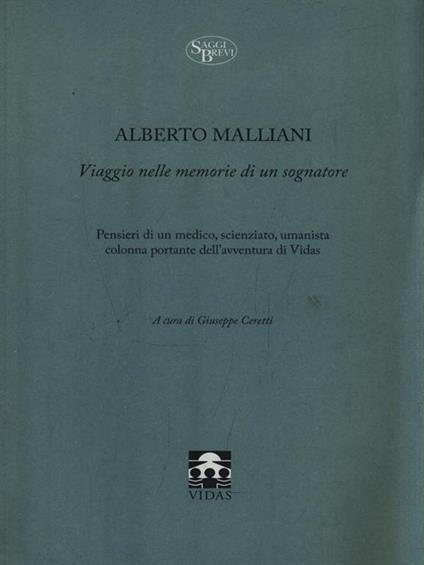 Viaggio nelle memorie di un sognatore - Alberto Malliani - copertina
