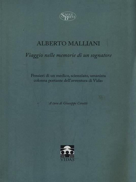 Viaggio nelle memorie di un sognatore - Alberto Malliani - copertina