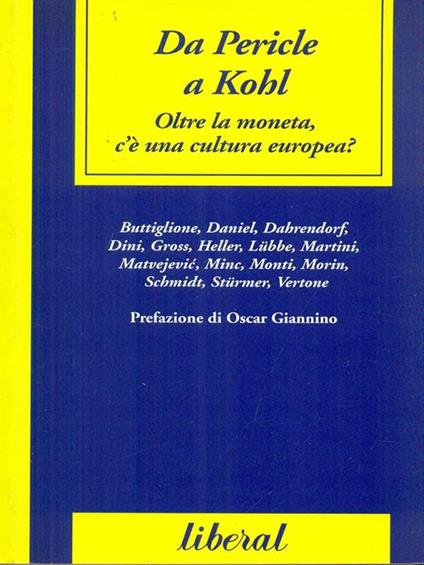 Da Pericle a Kohl - copertina