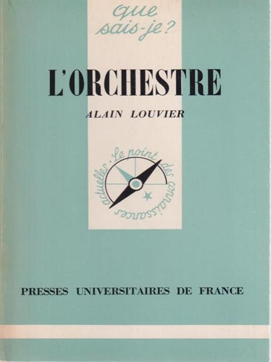 L' orchestre - Alain Louvier - copertina