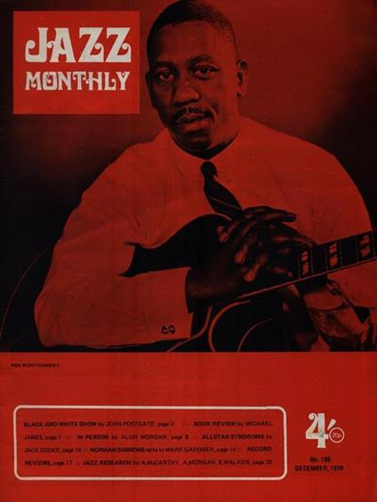   Jazz monthly No. 190 December, 1970 - copertina