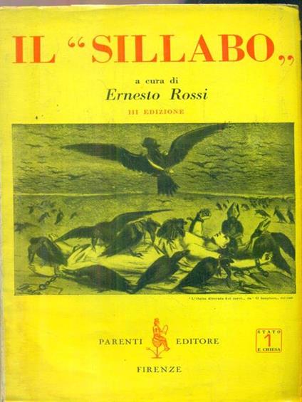 Il sillabo - Ernesto Rossi - copertina