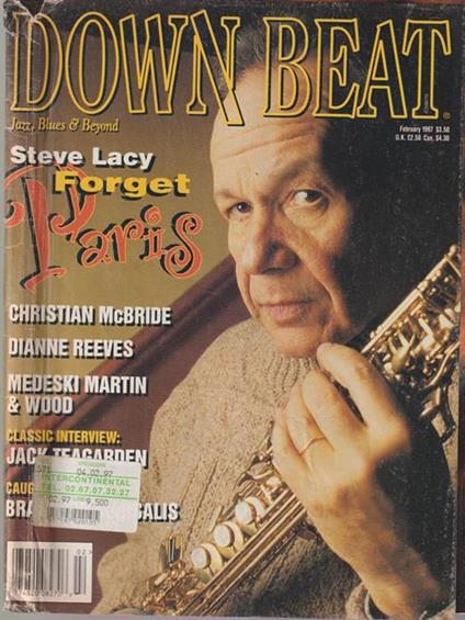   Down Beat febbraio 1997 - copertina