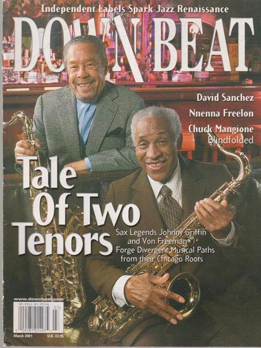 Down Beat MARZO 2001 - copertina